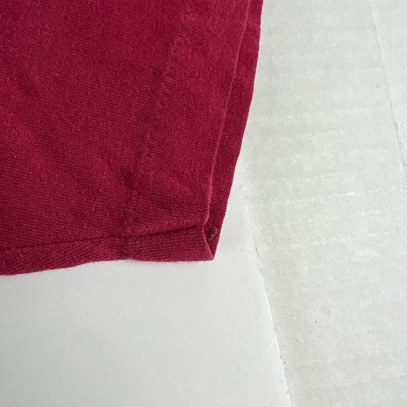 VTG 90s Trench Washington Redskins Shirt Fits Small Red Single Stitch Tag Large - Picture 5 of 15